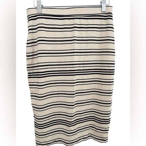 TART striped jersey pull on pencil skirt size M. - Picture 2 of 3